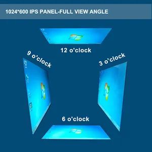 Monitor nirkabel Digital 7 inci, dengan kit pemancar AHD tahan air 1080P, upgrade kamera AHD kabel Anda ke sistem nirkabel