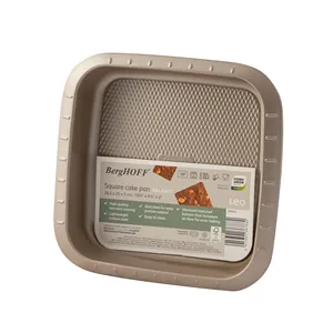 Moule à gâteau carré BergHOFF 26,5x25x5 cm en acier au carbone antiadhésif - Product Image 1