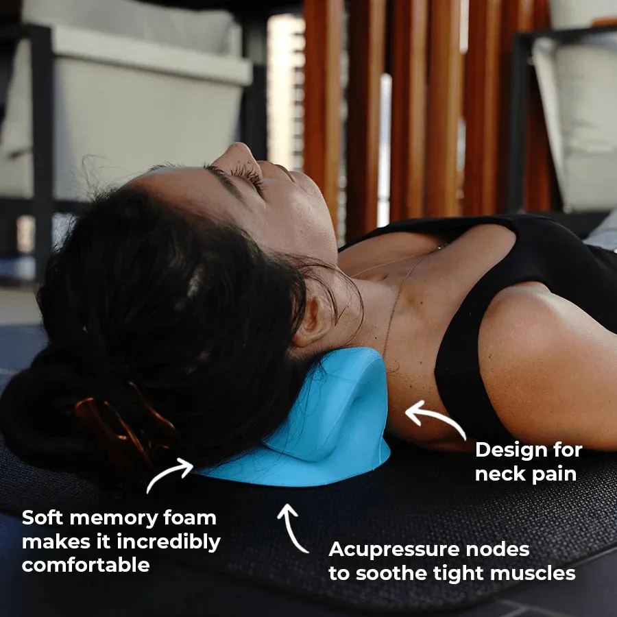 FSPG all'ingrosso chiropratico cuscino collo barella collo e spalla Relaxer dispositivo di trazione cervicale per alleviare il dolore