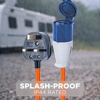 Adaptateur ZNPON 13 ampères à 16 ampères 0,35 m, prise 3 broches BS vers prise CEE, TX02E