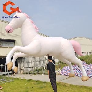Títere de caballo inflable para desfile, espectáculo de circo inflable, globo, animales para caminar, disfraz - Product Image 1