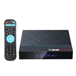 안드로이드 TV 박스 T95Max + 4gb 램 32gb 64gb 롬 안드로이드 9 TV BOX T95 최대 플러스 Amlogic S905X3 최고의 가격 TV 박스