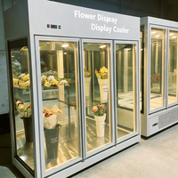 Congélateur vertical commercial pour la conservation des fleurs, vitrine réfrigérée spéciale pour les fleuristes