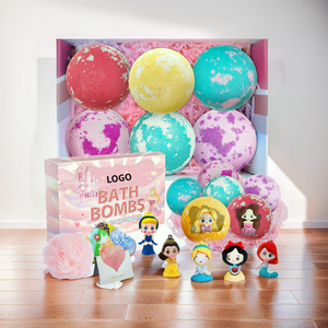 OEM/ODM Vente en gros Sel de bain personnalisé Fournitures de salle de bain Bombes de bain douche lavande avec jouets pour enfants - Product Image 1