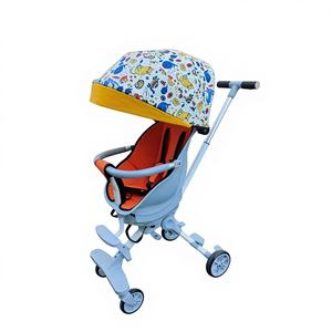 Poussette Bébé 3-en-1 Légère et de Haute Qualité, Confortable pour Enfants de 3 Ans, avec Ceinture de Sécurité à Cinq Points, Fonctionnalités Portables et Sûres - Product Image 3