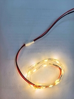 Guirlandes lumineuses LED en fil de cuivre, lumières féériques, connecteur JST, largement utilisées pour la décoration de boîtes cadeaux, l'éclairage de modèles