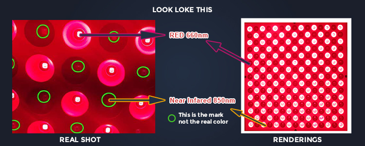 Home Use Near Infrared RED Light Therapy Panel 2835 LEDs 45W Skin Care Pigment Removal