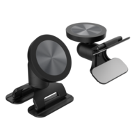 Support magnétique portable N52 pour voiture et bureau, rotation à 360° °   Support rotatif réglable pour une conduite mains libres sécurisée