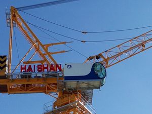 12t Trung Quốc <span class=keywords><strong>luffing</strong></span> cẩu tháp cho máy móc xây dựng - Product Image 4