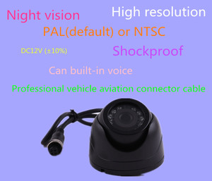 Kamera penglihatan malam <span class=keywords><strong>CCTV</strong></span>, kamera kubah untuk keamanan mobil dengan mikrofon bawaan 720P/960P/1080P - Product Image 5