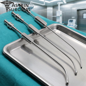 Juego de 3 piezas de cánula dental Tubo de succión sinusal 2,5mm, 3mm y 4mm Instrumentos quirúrgicos de implante de 6" - Product Image 3