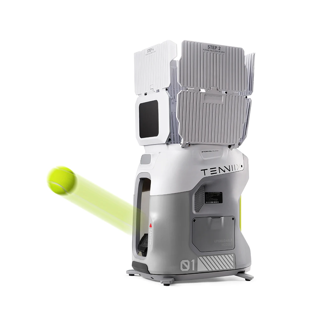 Portable Tenniix Tennis Ball Machine Vision-Based AI Tennis Robot Training Tennis Ball Launch Training Shooting Machine