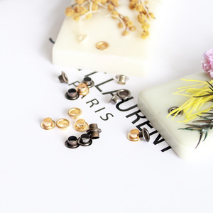 Boucles à œillets en laiton, rivets creux en cuivre pour sacs, chaussures, chapeaux, rideaux, étiquettes et accessoires - Product Image 2