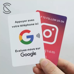 Tarjetas NFC con Logotipo Personalizado, Ntag213/215/216, Tarjetas de Visita de PVC Resistentes al Agua, Programables para Google, Instagram y <span class=keywords><strong>Facebook</strong></span> - Product Image 5