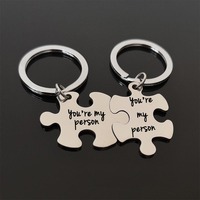 Cadeaux pour couples, Personnalisation de plaques d'immatriculation de luxe, Pendentif en acier inoxydable, Bijoux, Gravure de porte-clés, Vente en gros
