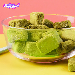Caramelo inflado liofilizado a granel, helado saludable con sabor a Matcha en polvo, ingredientes de sabores de leche de coco afrutados dulces, azúcar - Product Image 2