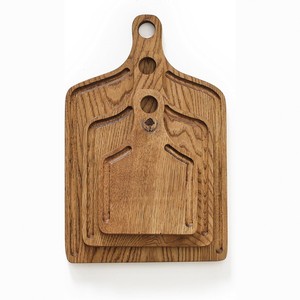 Tabla de cortar de madera maciza para cocina, tabla de cortar de madera para el hogar, bandeja para alimentos cocinados, plato para bistec - Product Image 1