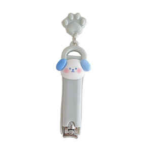 Cute <b>Nail</b> Clippers For Adults Round Portable Folding Manicure <b>Tool</b> Cartoon Style Random Color Single Pack - Product Image 5
