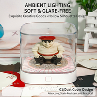 Cadeau de décoration de bureau : Bloc-notes calendrier LED rotatif 3D avec figurines de lutteurs espagnols, à feuilles détachables, en papier artisanal