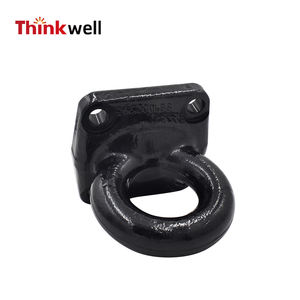 Vente en gros <span class=keywords><strong>anneau</strong></span> de pincement de Lunette de remorque en acier forgé peint noir de 3 pouces - Product Image 6