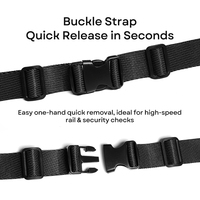 Sac banane de voyage de luxe respirant à ouverture magnétique rapide, poche avant, rangement multi-compartiments, compatible tablette 9,7 pouces, sac à bandoulière