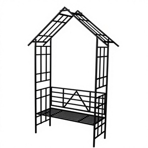 Arco Decorativo in Metallo Stile Cabana per Bordo Piscina, Leggero ma Robusto, per Mercato UE e USA, Ingresso Hotel Boutique - Product Image 1