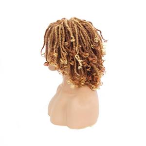 Short Soft <strong>Dreadlocks</strong> Crochet Braids <strong>Synthetic</strong> Bundle Hair Weave Extension for Wig - Product Image 2