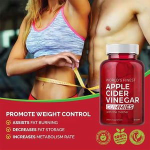 एv सेब साइडर सिरका ग्मेज़ फ्लैट ट्यूमर स्किनी वजन प्रबंधन पाचन स्वास्थ्य डिटॉक्स समर्थन - Product Image 4