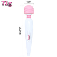 Vibrateur AV pour femmes, vibrateur puissant et fort, vibrateur pour masturbation féminine avec barre de massage AV plaquée