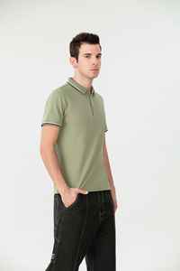 Personalizzato da uomo sportivo stampato per <span class=keywords><strong>Polo</strong></span> con Logo ricamato distintivo ODM tipo di fornitura canottiera con motivo colorato - Product Image 5