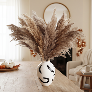Herbe de la pampa de qualité supérieure, décoration de maison, événement, bureau, arrangement de fleurs séchées, longue durée, écologique - Product Image 3