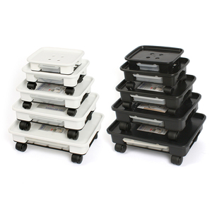 Plafarm JWPL0096 No.3 Plato Rectangular Negro para Macetas, Base de PP, Bandeja Recolectora de Agua, para Suculentas, Cactus, Macetas de Interior - Product Image 4