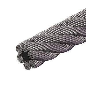 Factory Direct Sales Made China AiSi Standard Carbon <strong>Steel</strong> Galvanized <strong>Wire</strong> Rope 12mm 8X36WS+IWRC TS2160N <strong>2MM</strong> for Manufacturing - Product Image 3
