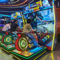 Simulateur de Moto en Promotion : Machine de Jeu d'Arcade à Mouvement Complet pour Adultes – Idéal pour les Salles de Jeux Intérieures et les Parcs d'Attractions