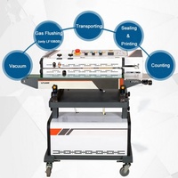 Machine de scellage automatique continue de sacs sous vide avec purge d'azote et imprimante