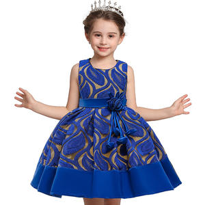 Vestido de Fiesta para Bebés y Niñas Pequeñas, Estilo Nuevo, con Flores - Product Image 1