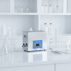 Nettoyeur à ultrasons industriel électrique de table à puissance réglable 15L en acier inoxydable pour moules métalliques et injecteurs DPF - Product Image 2