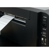 Nouvelle imprimante d'étiquettes numérique de bureau semi-automatique USB, rouleau multicolore, autocollant personnalisé pour PME, code-barres, encre à base d'eau, impression Memjet