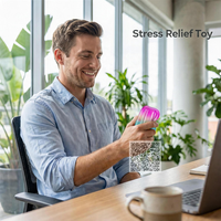 Cadeau d'été : Jouet anti-stress sensoriel à presser en forme de bâtonnet glacé ou de crème glacée, pour événements marketing, cadeaux de fête de plage, sensation rafraîchissante, viral