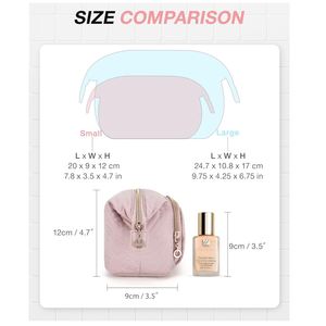 OEM Toiletries Cosmetic <b>Make</b> <b>up</b> Organizer Case <b>Pouch</b> Travel Makeup Bag for Women - Product Image 3