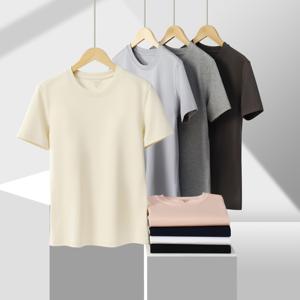 Suéter de Punto para Hombre, de Secado Rápido, Color Blanco Sólido, Grueso, Hombros Caídos, Estilo Vintage, Urbano, Holgado, Bordado Personalizado - Product Image 3