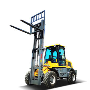 China Carretilla elevadora todoterreno 3 Ton 4 WD 4x4 Diesel Todo terreno áspero Carretilla elevadora Precio - Product Image 3