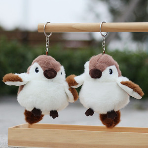 Muñeco de peluche de pájaro pequeño, lindo y adorable, famoso en internet, colgante, amuleto para bolso, llavero, marioneta de trapo - Product Image 3