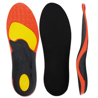 Semelles orthopédiques OEM avec soutien de la voûte plantaire pour pieds plats et fasciite plantaire, inserts de chaussures de sport amortissants, vente en gros