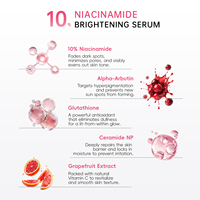 Crème éclaircissante en gros OEM 50g à la niacinamide avec arbutine, acide tranexamique et céramide, correcteur de taches brunes pour le visage