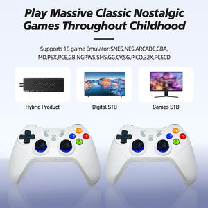 Topleo Game Stick Dvb T2 Set <span class=keywords><strong>Top</strong></span> Box Lite Android TV Stick Décodeur Rétro Console de jeu vidéo portable avec format FC Type de prise ue - Product Image 5