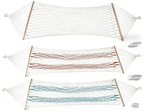 <span class=keywords><strong>Hamac</strong></span> double <span class=keywords><strong>en</strong></span> corde de coton et <span class=keywords><strong>bois</strong></span>, avec filet et poteaux <span class=keywords><strong>en</strong></span> <span class=keywords><strong>bois</strong></span> massif, pour extérieur, balcon, maison, intérieur, jardin, capacité 150 kg, <span class=keywords><strong>2</strong></span> places - Product Image 5