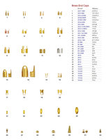 Terminales de latón chapados en oro de 10.3*4.2mm, conectores de sujeción para cordones, accesorios para la fabricación de joyería artesanal