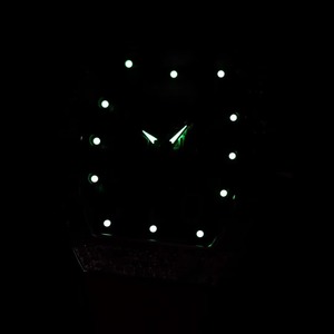 Reloj de Buceo Automático Mecánico de Lujo Unisex para Negocios, Esfera de Cristal de Zafiro, Caja de Titanio con Piedras Preciosas, Correa de Goma, Resistente al Agua 50 Bar - Product Image 3