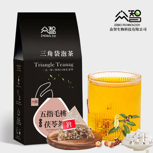 Té Wuzhi <span class=keywords><strong>Mao</strong></span> Tao <span class=keywords><strong>Fu</strong></span> Ling de Alta Calidad, Personalizado OEM, en Paquete Triangular, 100% Hierbas Naturales - Product Image 2
